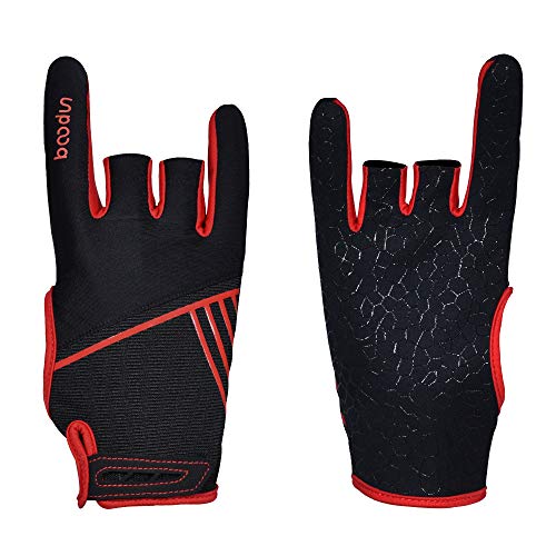 Professional Anti-Skid Bowling Gloves Comfortable Bowling Accessories Semi-Finger Instruments Sports Gloves Mittens for Bo...