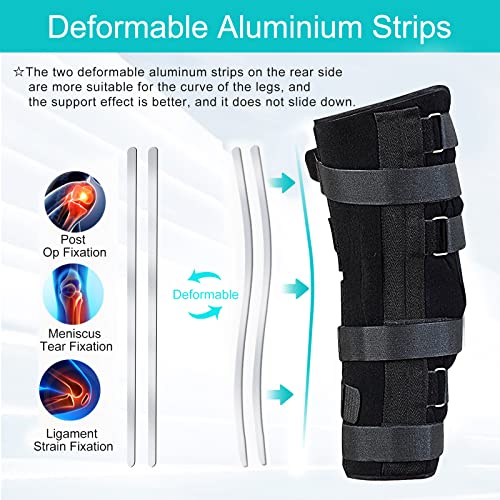 TANDCF Unisex Knee and leg immobilization Stabilizer for Post Surgery Recovery,Knee Fractures,Instability, ACL,MCL,Meniscu...
