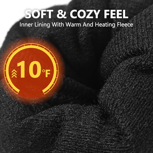 Odtmger Winter Gloves,Ski Gloves Waterproof & Warm Cold Weather Gloves for Parent - Cycling, Driving, Running