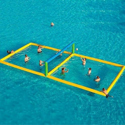 YJFEDCC Water Volleyball Court, Basketball Court, Water Volleyball Court, Inflatable Water Toys Water Football Field