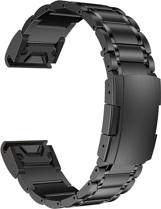 Synsing Titanium 22Mm Band Compatible For Fenix 8 47Mm/E 47Mm/7/6 Pro/5 Plus/Epix 2/Forerunner 965 955, 26Mm Metal Quick Release