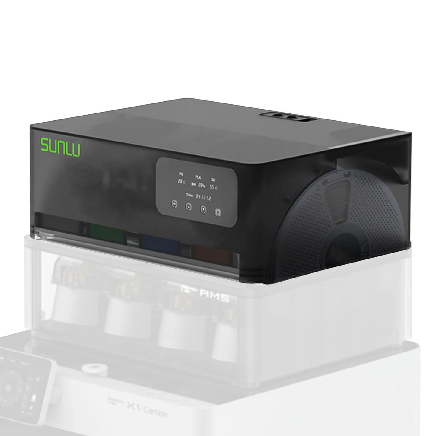 Sunlu AMS Heater Upgrade for Bambu Lab AMS,Add Active Drying Function to Your AMS,Prevent Wet 3D Printer Filament & Clogs,Enables Drying while Printing,Easy Plug & Play Installation (AMS Not Included)