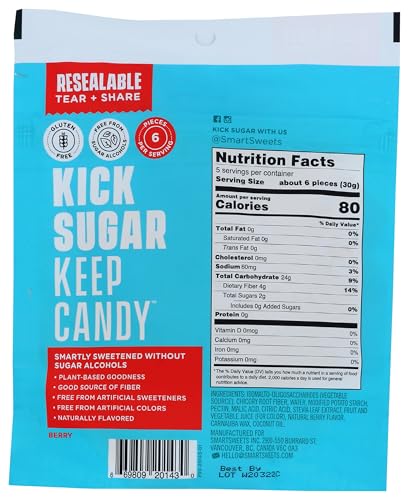SMART SWEETS Gummy Sweet Fish, 5.3 OZ