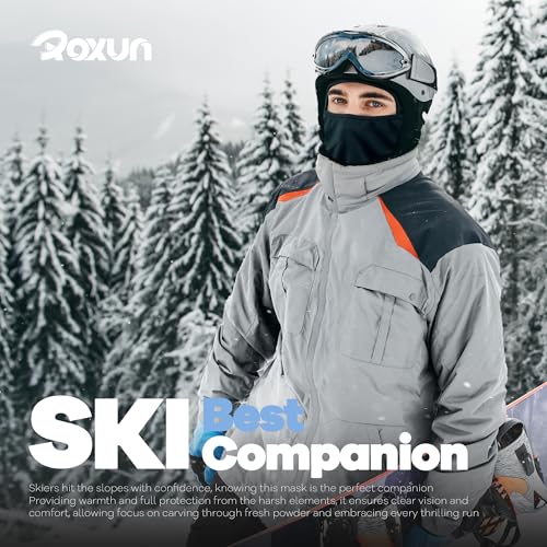 ROXUN Ski Mask Balaclava Shiesty, Motorcycle Winter Windproof Warmth UV Protector for Men/Women