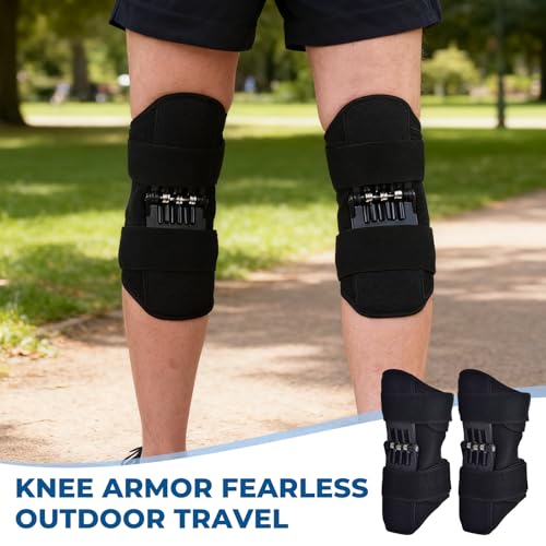 HHBOXIU Knee Brace，Spring-Driven Knee Support - Enhances Joint Assistance During Stair Climbing, Squats, and Daily Activit...
