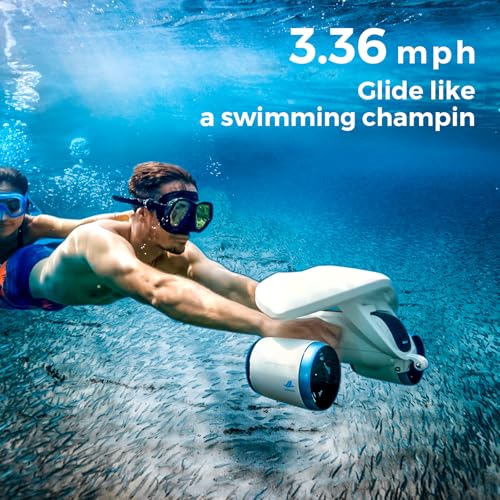 Sublue Mix Underwater Scooter with Action Camera Mount 30 Minutes 22lbf 131ft Waterproof Dual Motors Water Sports Pool Div...
