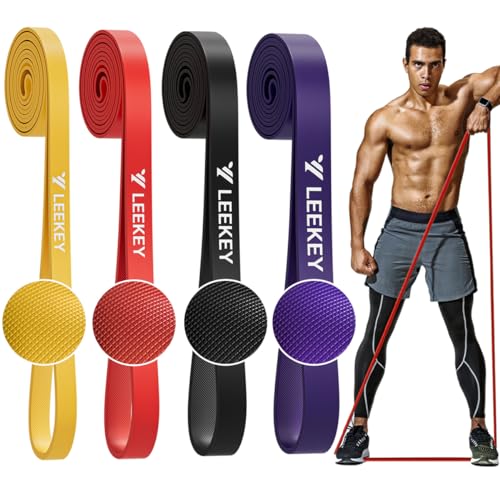 LEEKEY Resistance Bands, Exercise Bands,Pull Up Assist Bands - Bands for Working Out,Band for Men and Women Fitness Traini...