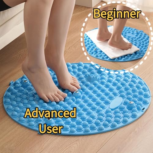 Foot Massager Mat Pressure Point Pad Feet Relaxation Pain Relief Home Magnetic Therapy Acupressure Floor Mat (Extra Large...