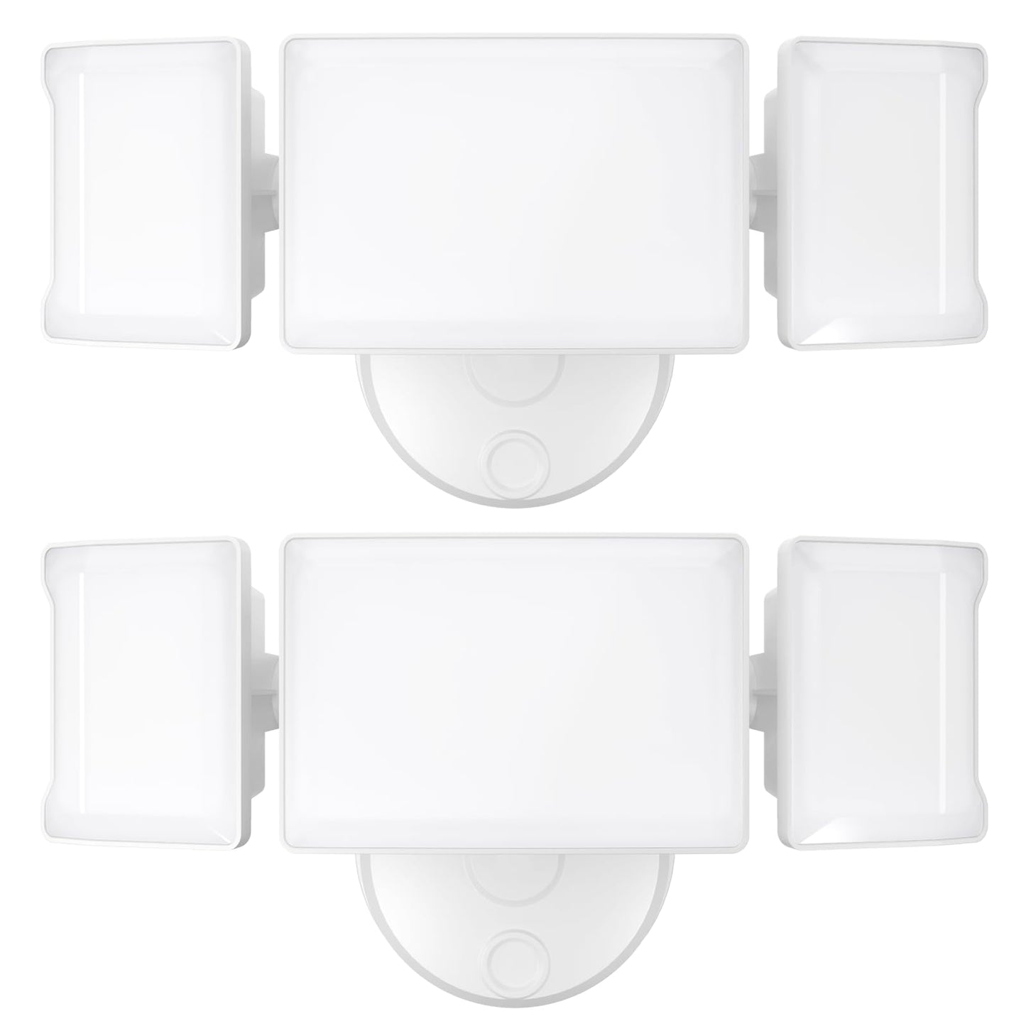 Olafus 60W Led Flood Lights 2 Pack, 6000Lm, Ip65 Waterproof, White, Model Bdb50-3 For Outdoor Security
