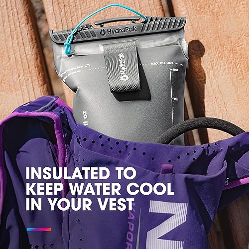 HydraPak Velocity IT (1.5L or 2L Hydration Reservoir) - Insulated Water Bladder/Reservoir for Hydration Pack – Self-Sealin...