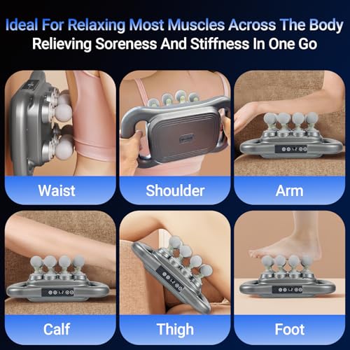 seektik 16 Head Massage Gun Deep Tissue - 2026 Portable Electric Muscle Massager, Pain Relief for Neck/Back/Shoulders/Leg...