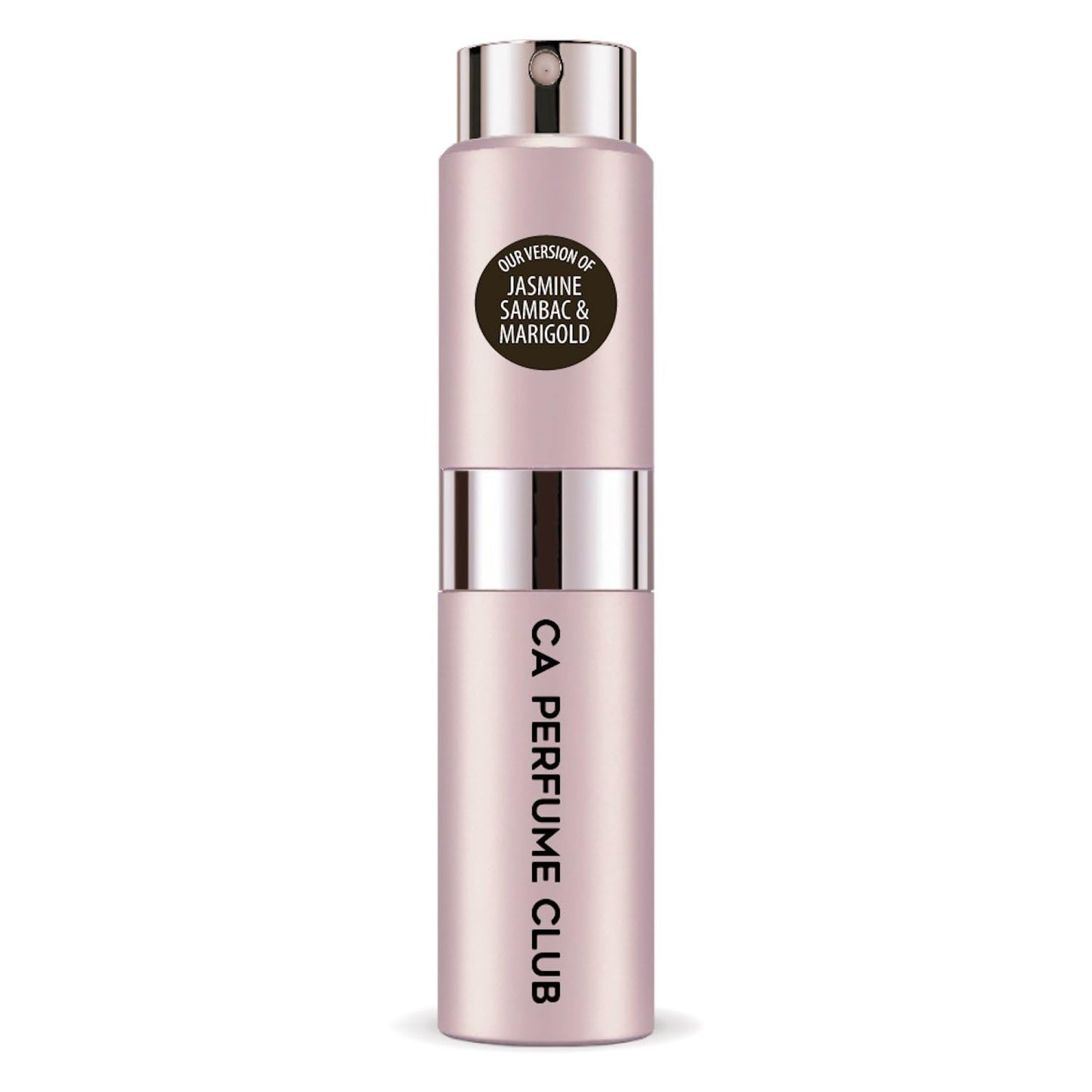 CA Perfume Impression of Jasmine Sambac & Marigold for Women Floral Scent Long Lasting Perfumes for Women Eau De Parfum Travel Size Refillable Atomizer Spray 0.27 Fl Oz 8ml