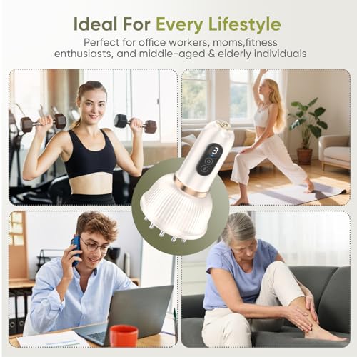 Lymphatic Drainage Massager & Anti-Cellulite Tool - Body Sculpting Machine with Microcurrent, Light, Heat & Vibration for ...