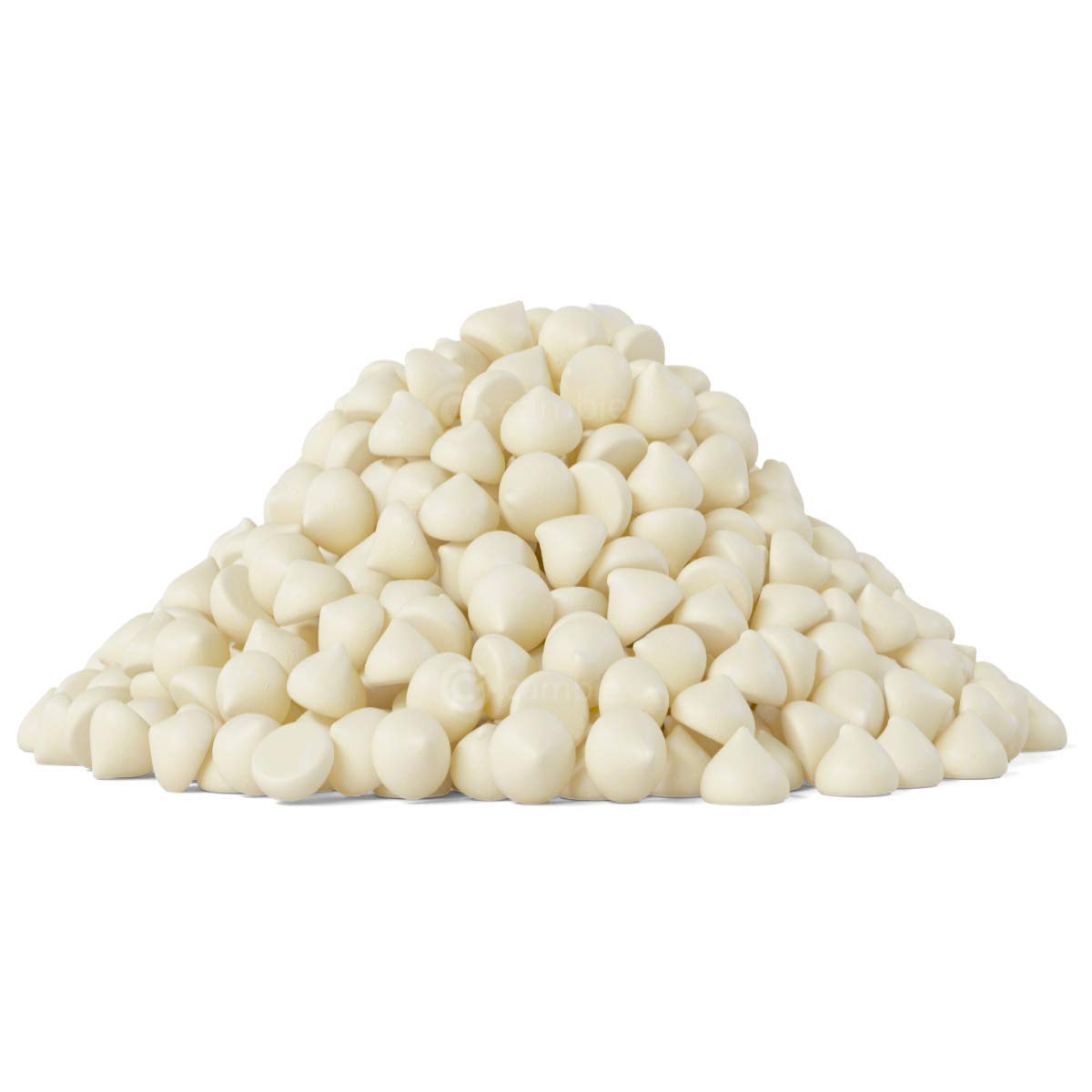 White Chocolate Chips by Cambie | 1 000 Count White Chips | Bake Stable and Chef Quality | Packaged Fresh in a Resealable Pouch (2 lb)