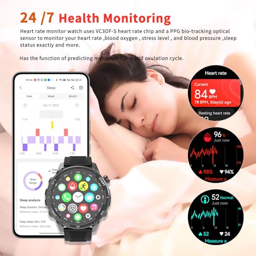 Fitness Tracker Watch with Heart Rate Monitor Activity Tracker with Pedometer Smart Watch Sleep Monitor with Step Counter ...