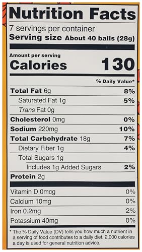 Lesserevil Organic Real Cheddar Space Ball Puffs Party Size, 7 Oz