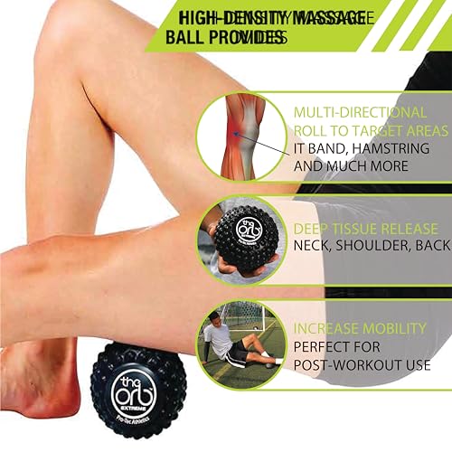 Pro-Tec Athletics Orb Massage Balls, Vary in Size and Color, Deep Tissue Massage, Muscle Relief, Promotes Flexibility, Ham...