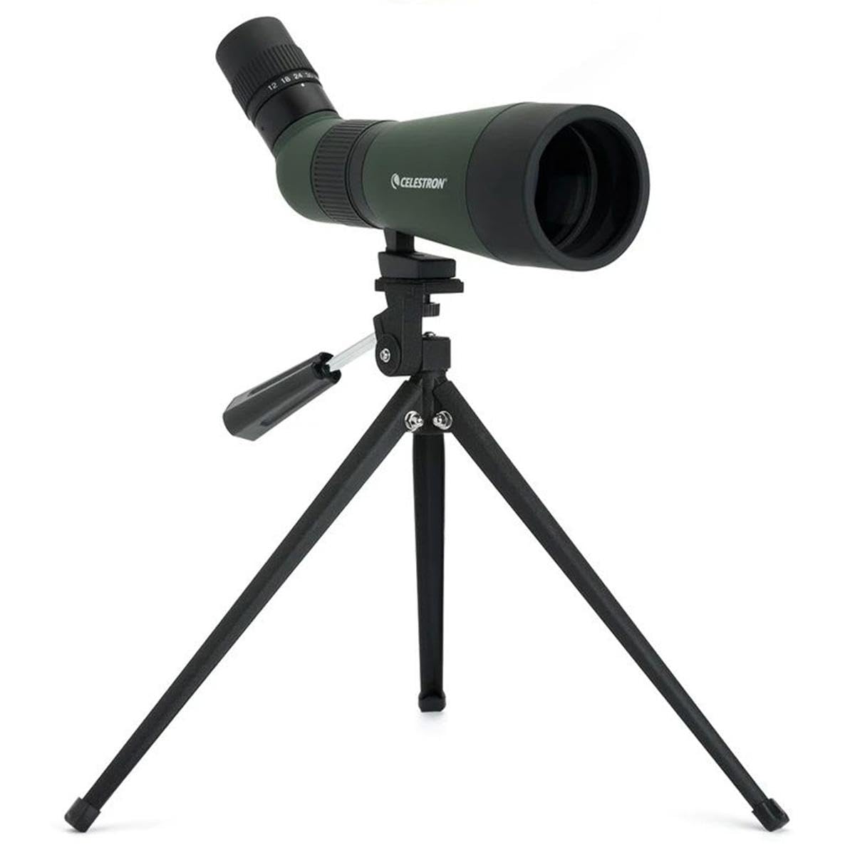 Celestron - Landscout 60Mm Angled Spotting Scope - Fully Coated Optics - 12-36X Zoom Eyepiece - Rubber Armored - Tabletop Tripod