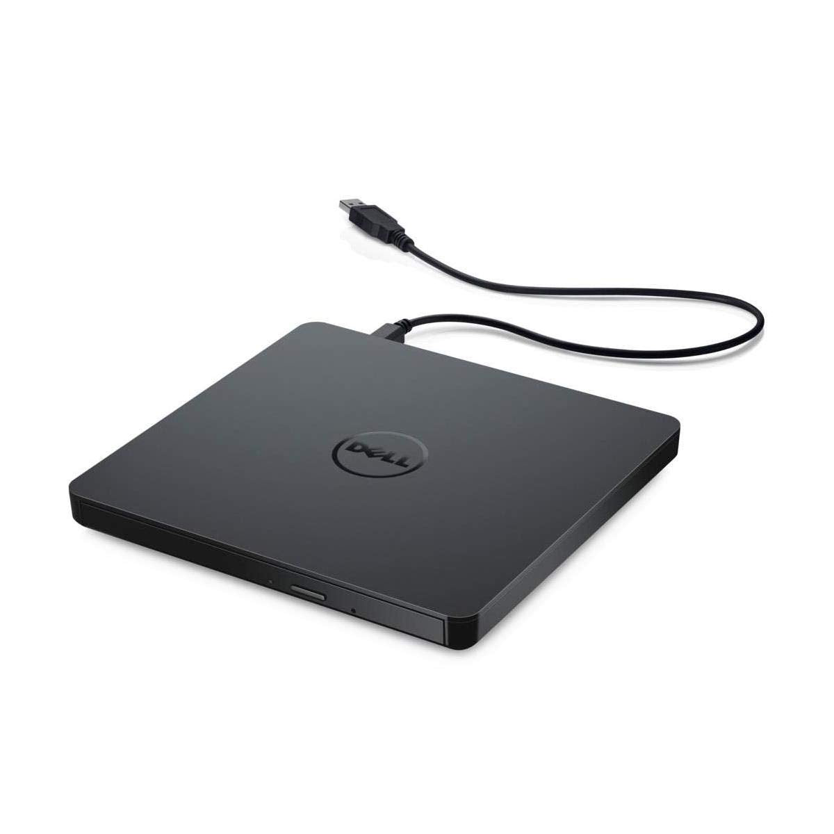 Dell Usb Slim Dvd +/- Rw Drive Dw316 - Plug And Play, 8 Watt Power Consumption, Windows 11 Or Below - Black