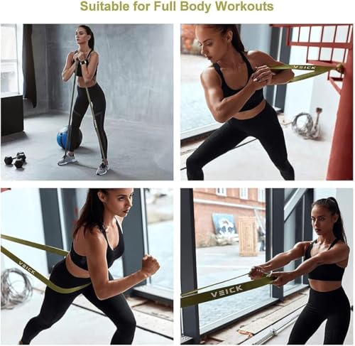 VEICK Resistance Bands for Working Out, Exercise Bands, Workout Bands, Pull Up Assistance Bands, Long Heavy Stretch Bands ...