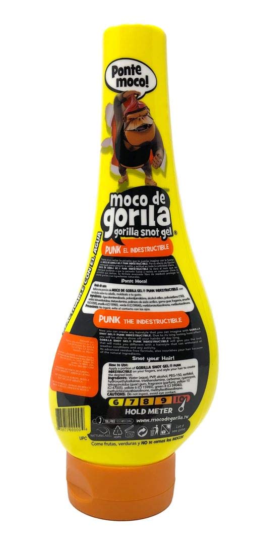 Moco de Gorila Punk Hair Gel | Indestructible Hair Styling Gel for Extreme Long-lasting Hold, Gorilla Snot Gel is the Ultimate H