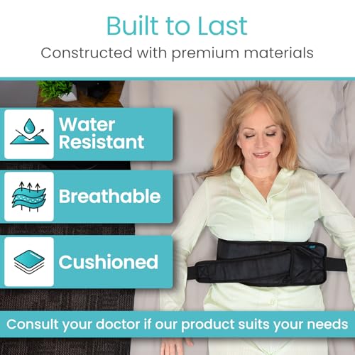Vive Bed Restraints for Elderly Dementia Patients - Safety Belt for Wheelchair &Bed - Fall Prevention Device for Seniors -...