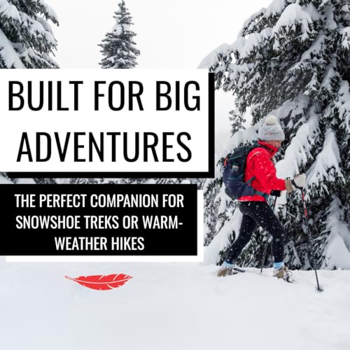 Redfeather Outdoors Trekking Poles – Adjustable Lightweight Hiking Poles with Snow Baskets & Carbide Tips for Winter, Rubb...