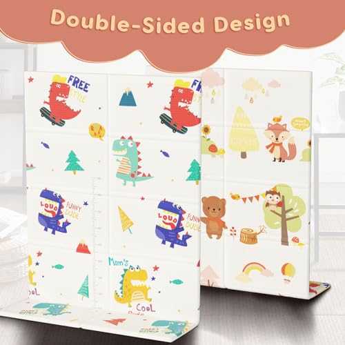 Fshibila Baby Playpen Mat, 74" × 50“ Baby Play Mat for Floor, Baby Playmat for Playpen, Thick Ultra Soft Playpen Mat for P...