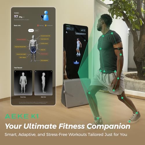 AEKE K1 Smart Home Gym System+Yoga Mat+Extender Belt