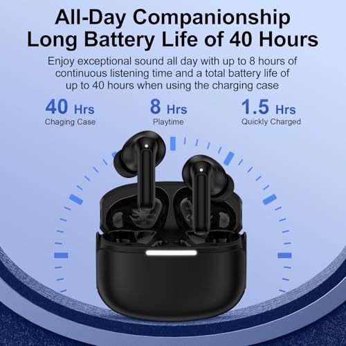 Earbuds Wireless Bluetooth 5.4 Headphones in Ear Buds with Mic for Samsung Galaxy S25 Ultra S25 FE/Edge A17 A36 S24 FE S2...
