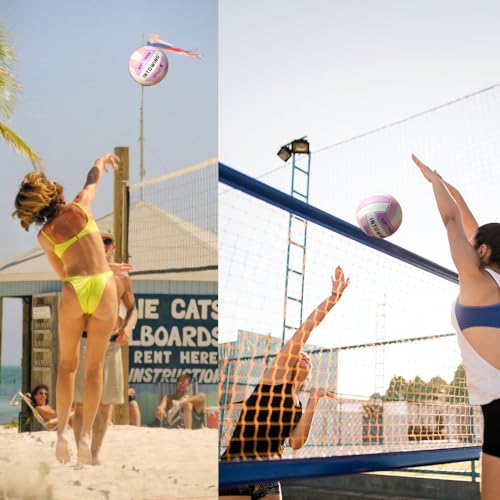 INTOWIND Volleyball Soft Touch Volleyballs Beach Volleyball Outdoor Indoor Volleyballs Beach Park Gym Games Training Offic...