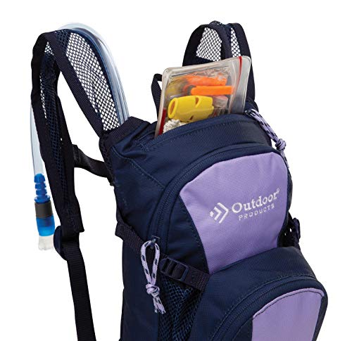 Outdoor Products Tadpole Hydration Pack (Black) (Violet Tulip)