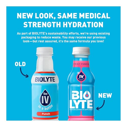 BIOLYTE Electrolyte Drink - Doctor-Formulated Hydration Drink, Electrolytes Water, Chemotherapy Must Haves for Women and M...