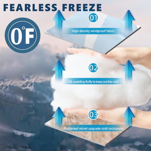 DARCHEN 3-12 Kids Snow Gloves Boys Winter Waterproof Ski Snowboarding Insulated Warm Windproof Cold Weather Sports Age Gir...