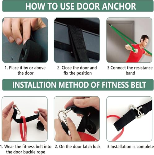 Exercise Bands Resistance Bands for Working Out,Pull Up Bands Set,at Home Workout Equipment,Workout Bands for Men and Wome...