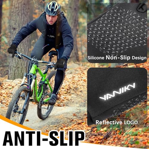 YANIKY Winter Gloves for Men Women: Windproof, Lightweight, Anti-Slip, Touch Screen, Sports Gloves for Running, Cycling, D...