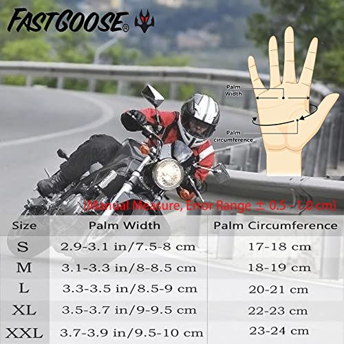 FASTGOOSE Dirt Bike Motorcycle Gloves - Motocross, Motorbike & ATV Off Road Racing Sports Cycling Gloves