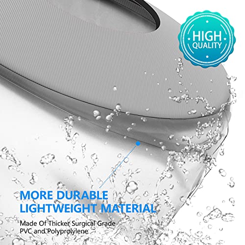 Divvsck Waterproof Knee Cast Cover for Shower,Watertight Cast Bag Covers- Shower Protector for Knee Replacement Surgery, W...