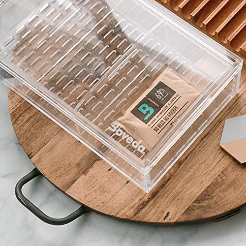 Boveda 69% Two-Way Humidity Control Packs For Plastic and Wood Containers Size 60 – 4 Pack – Moisture Absorbers – Humidifi...