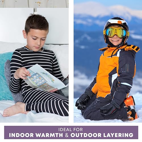 Rocky Thermal Underwear for Kids, Boys Thermals, Long Johns Underwear, Base Layer for Cold Weather/Skiing