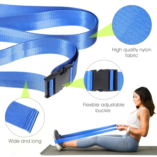 Physical Therapy Strap, Extremity Mobilization Belt, Manual Traction Strap, Adjustable Stretch Straps for Stretching Yoga ...
