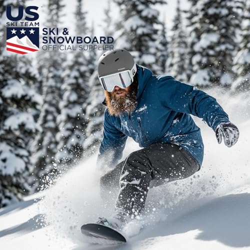 Wildhorn Cristo Ski Goggles Men Women 100% UV Anti-Fog OTG Snowboard Goggles- US Ski Team Official Supplier- Snow Goggles