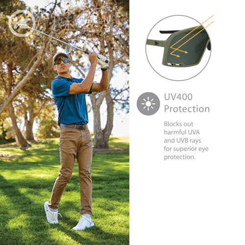 Knockaround Campeones Sport Sunglasses for Men & Women - Shield Sunglasses - UV400 Protection - Baseball, Cycling & Running