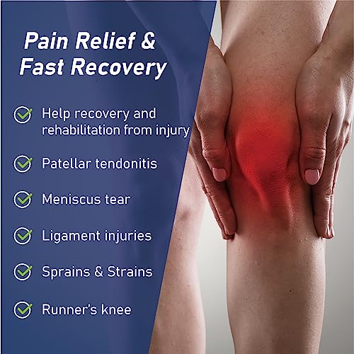 Comforband Adjustable Knee Brace Support, with Side Stabilizer – Patellar Tendon Support for Knee Pain, Arthritis, Injury ...