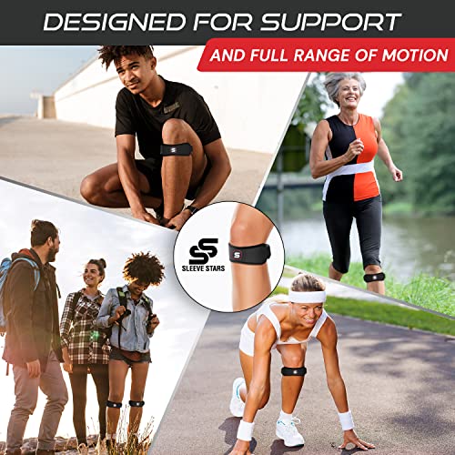 Sleeve Stars Patellar Tendon Support Strap Osgood Schlatter Knee Brace for Youth, Women & Men, Swedish Brand Patella Knee ...