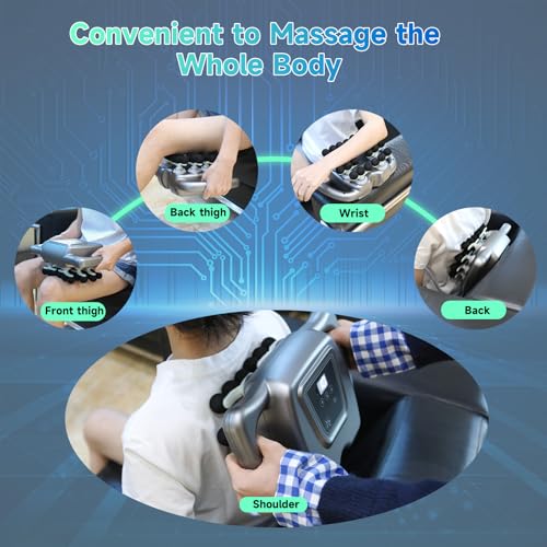 24-Head Massage Gun Set, With 99 Levels & 9 Modes, Massage Gun Deep Tissue, Legs, Waist, Neck and Back Massager for Muscle...