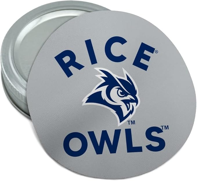 Rice University Round Rubber Non-Slip Jar Gripper Lid Opener