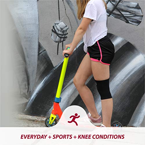 KARM Kids Knee Brace Sleeve - Youth Knee Compression Sleeve for Kids, Child - Support for Pain, Sports, Football, Basketba...