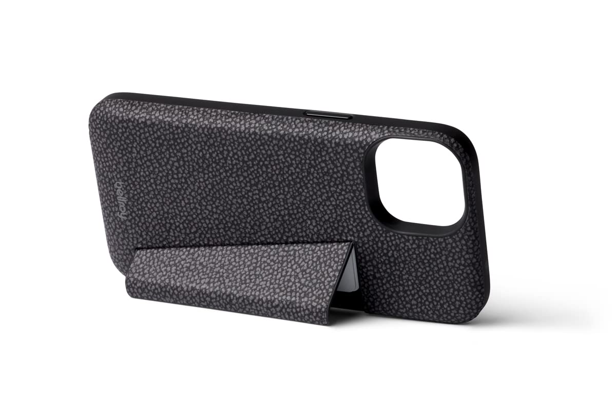 Bellroy Phone Case For Iphone 14 Plus With Card Holder (Leather Iphone Cover, Soft Microfiber Lining) - Stellarblack