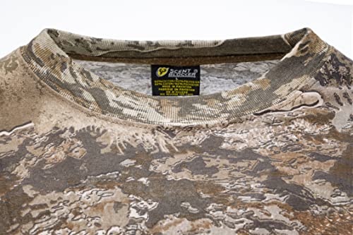 SCENTBLOCKER Scent Blocker Fused Cotton Lightweight Short-Sleeve Camo Hunting Shirt for Men